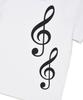 RETRIEVER CLUB Music Crop Tee [White]