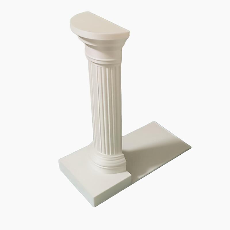 3D Printed Column Bookends Artistic Design Minimalist Book Stand Desktop Ornament for Study Office Home Decor Gift