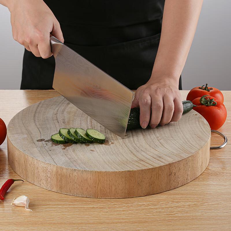Four Seasons Fireworks Yanmu Wood Round Cutting Board
