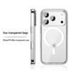 Wlons Magnetische Transparente Hülle für iPhone 17 Pro Max - 4er-Pack Kompatibel mit 17AIR
