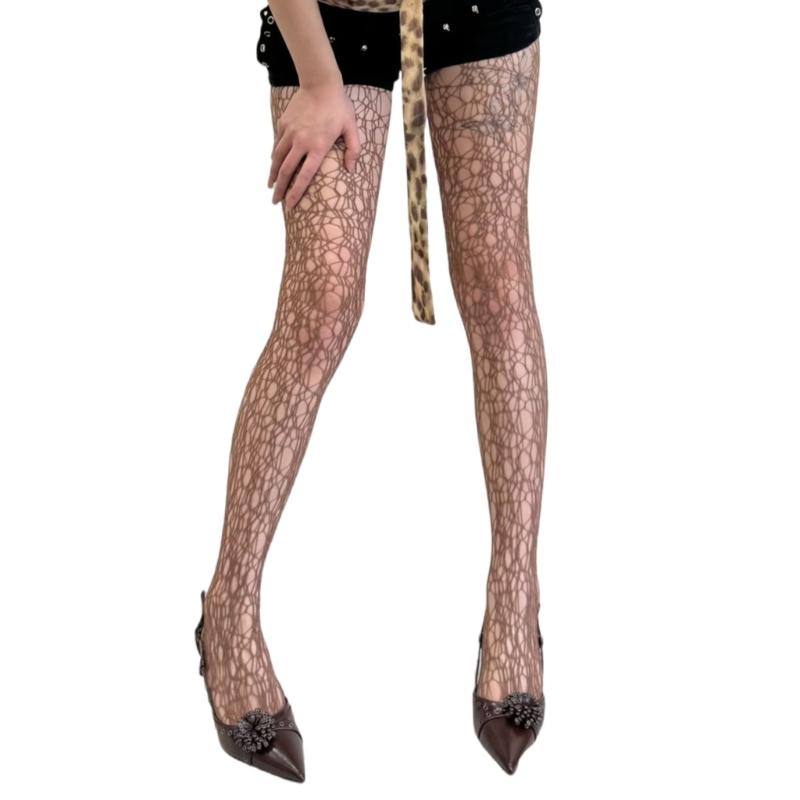 Women's Patterned Tights Fishnet Stockings Pantyhose Stockings Leggings for Party Club Raves