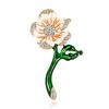 Exquisite Halloween Flower Brooch Women Chic Breastpin Halloween Gift