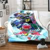 1 Stück Power Rangers Dino Charge Decke - Weich und Bequem - Ideales Geschenk für Alle Jahreszeiten - Perfekt für die Wohnkultur - Offiziell Lizenziertes Produkt