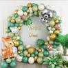 Forest Green Garland Arch Kit Macaron Green Balloon Party Decor Wedding  Jungle Safari Theme Party Baby Shower Balloon