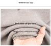 Men's Korean Style Knit Sweater with Velvet Lining - Autumn/Winter Warmth