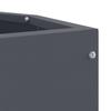 Corner Planter Anthracite 30 x 30 x 35 cm Steel