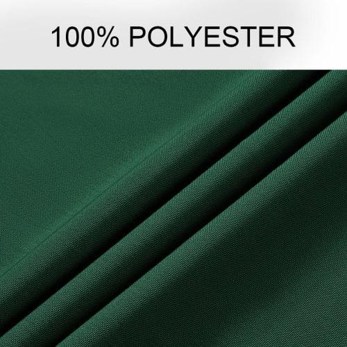 PiccoCasa Square Tablecloth, Stain-Resistant and Wrinkle-Resistant, for Weddings, Picnics, Dining, and Indoor/Outdoor Use, 140*140cm, Green