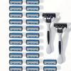 Men's Cross-border 6-Layer Manual Shaver for Smooth ShavingMakeup