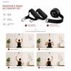 FlareFox Multiple Resistance Bands Set Pull-up Assist Straps Strength Agility Training Handy Gym Equipment for Home CrossFit 3