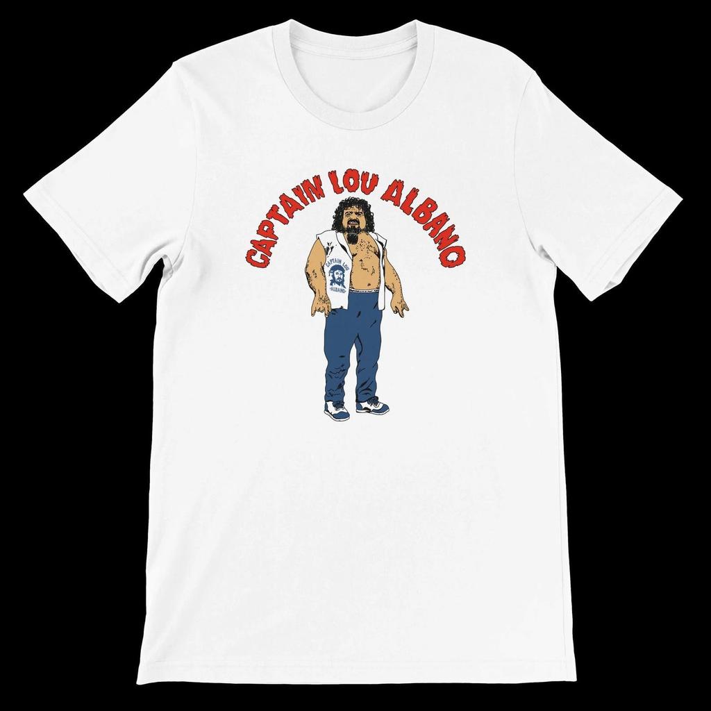 Captain Lou Albano Pro Wrestling T-Shirt – Vintage Wrestling Tee | The Benchwarmer