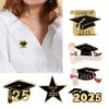 Exquisite Graduation Caps Brooch High Quality Scholar Hat Brooch Suitable for Graduates and Celebratory Event