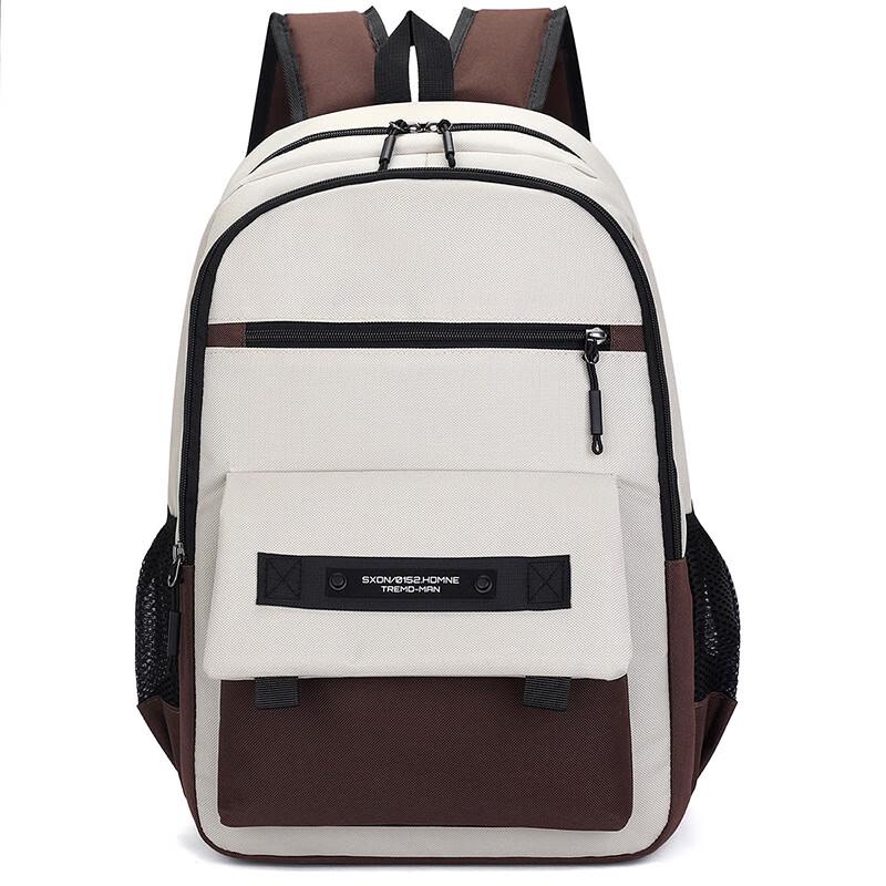 Hufeng Men's Large Capacity Lightweight Breathable Casual Student Backpack