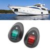 1 Pair LED Navigation Light Professional Alarm Indication Navigation Signal Light for Boat Yacht  12V 2W