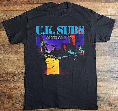 VTG VZÁCNÉ  U.K. SUBS Band Tričko Dárek Pro Fanouška Černé Všechny Velikosti Tričko AG2151 Unisex Tričko