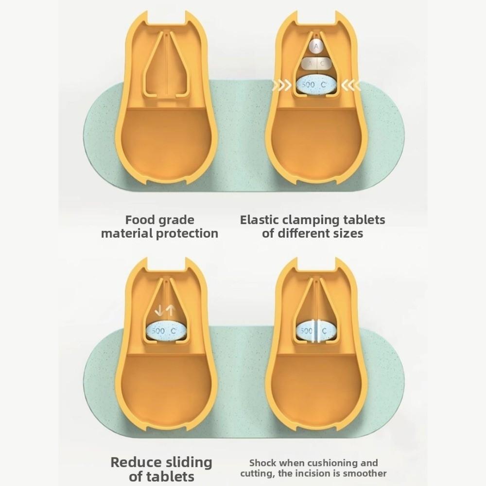 Invisible Storage Tablet Storage Box Plastic Pill Divider Case Portable Mini Pill Cutter  Daily Use