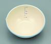 Fuji Horo Enamel Bowl, 18cm, 1.2L, with Graduated Measuring Plate, White, BM-18B W