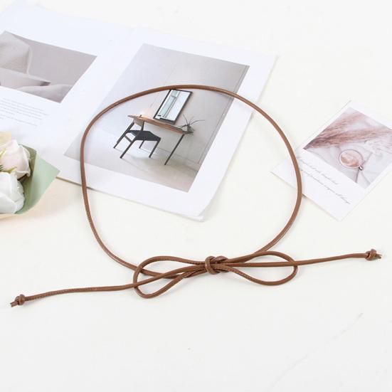 Women Belt Imitation Thin Belt Coats Waistband Casual Office Dresses Shirts Sweaters Leather Wear-Resistant