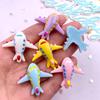10PCS Mixed Resin Colorful Cartoon Aircrafts Flat back Stone Figurines Scrapbooks DIY Christmas Decor Crafts Jewelry Accessories