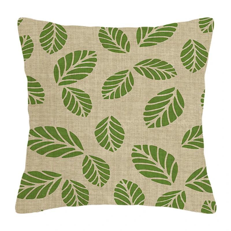 Decorative Cushion for Home Living Room Decor Throw Pillowcase Pillow Cover 45*45 40*40 60x60cm 45x45cm 50x50cm Boho Plant Leaf
