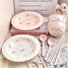 Bowknot Ins-Style Ceramic Dinnerware Set