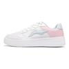 Li Ning Floating Boat Skateboard Shoes Women's Low Top Mist White/Light Pink AGCS420-4