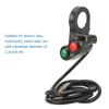 Motorcycle Handlebar Horn Turn Signal Head Light Beam Kill Switch 3 In 1 Button Scooter Motor Power Switch