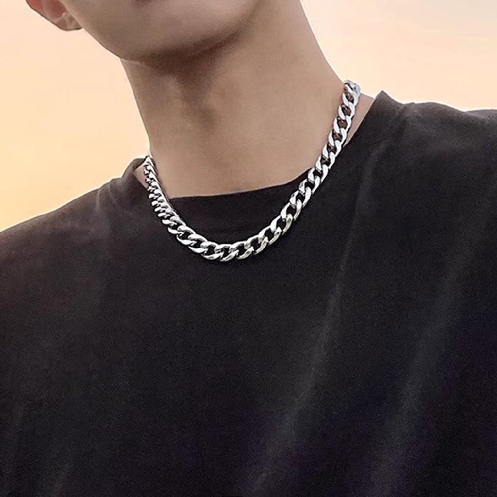 Punk Thorns Chain Necklace for Men Streetwear Barbed Wire Brambles Boys Hip Hop Harajuku Party Halloween Jewelry