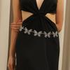 Fashion Butterflies Metal Waist Chain Punk Hollow Out Dress Jeans Waistband Y2K Waist Chain Belt Women