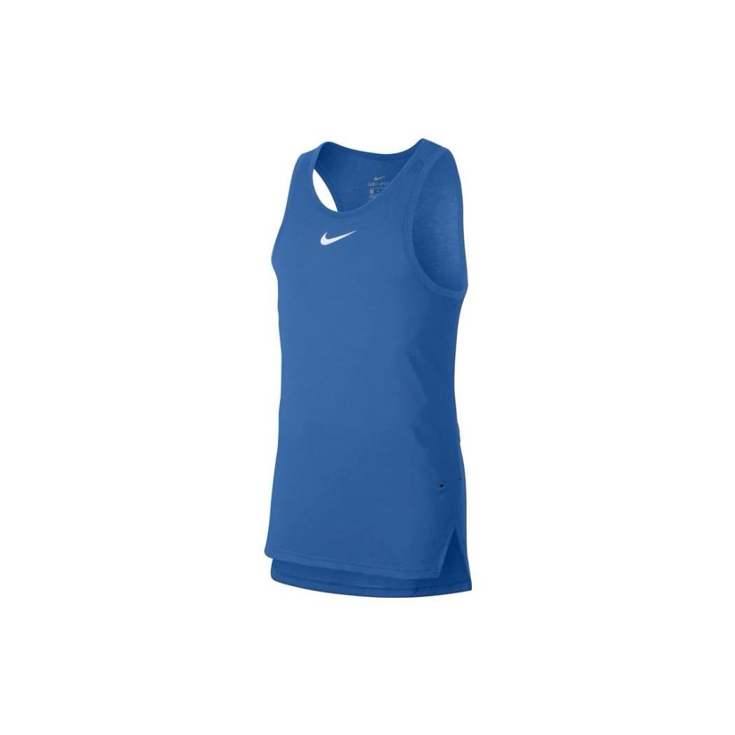 Мужские майки Nike Синие С круглым вырезом Умеренные Другие 891712-403 S