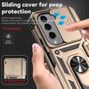 With Push Window Camera Protector Case for Samsung Galaxy Z Fold 6 5 4 Magnetic Car Holder Silicon Bumper Shockproof Armor Cover