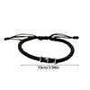 User Friendly Bamboo Knot Braided Bracelets Elegant Wristband Charm for Couples Celebrating Special Moment Together