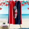 Bold stripes dynamic emblem Print beach towel, quick drying, suitable for travel, outdoor sports, jogging, the beach and swimming, gift