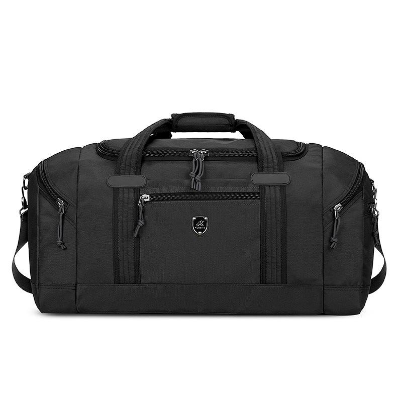 

New Unisex Short Distance Travel Bag Wear-resistant Oxford Shoulder Messenger Bag Fashion Casual Large Capacity Business Trip Work Long Luggage Bags чёрный