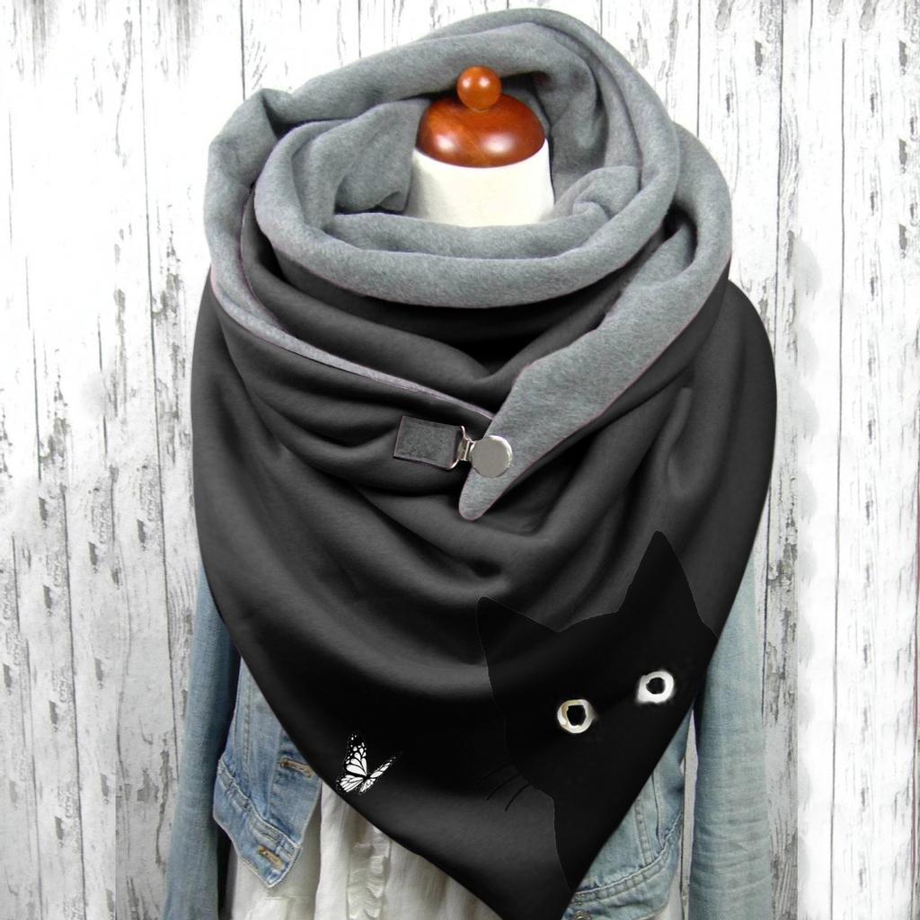 Women Printing Scarf Fashion Multi-Purpose Shawl Scarf