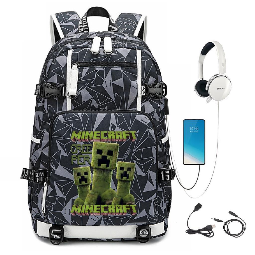 Game Merchandise Outdoor Travel Bag Large Capacity Usb Backpack