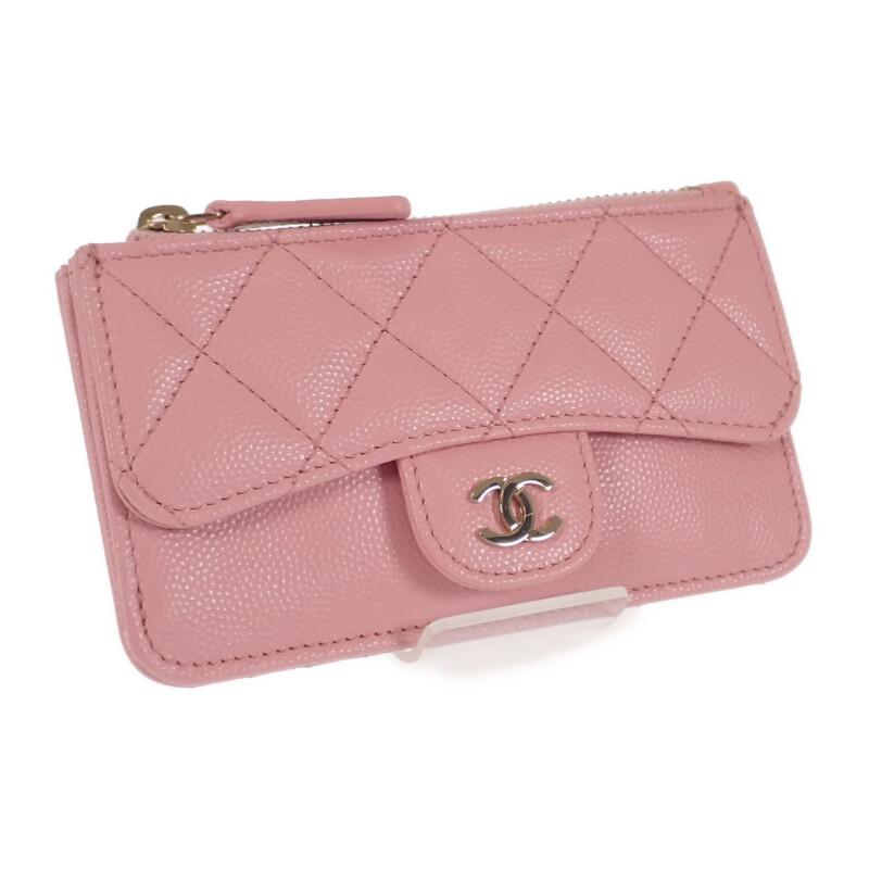 Chanel AP0374 Card Case Pink Women