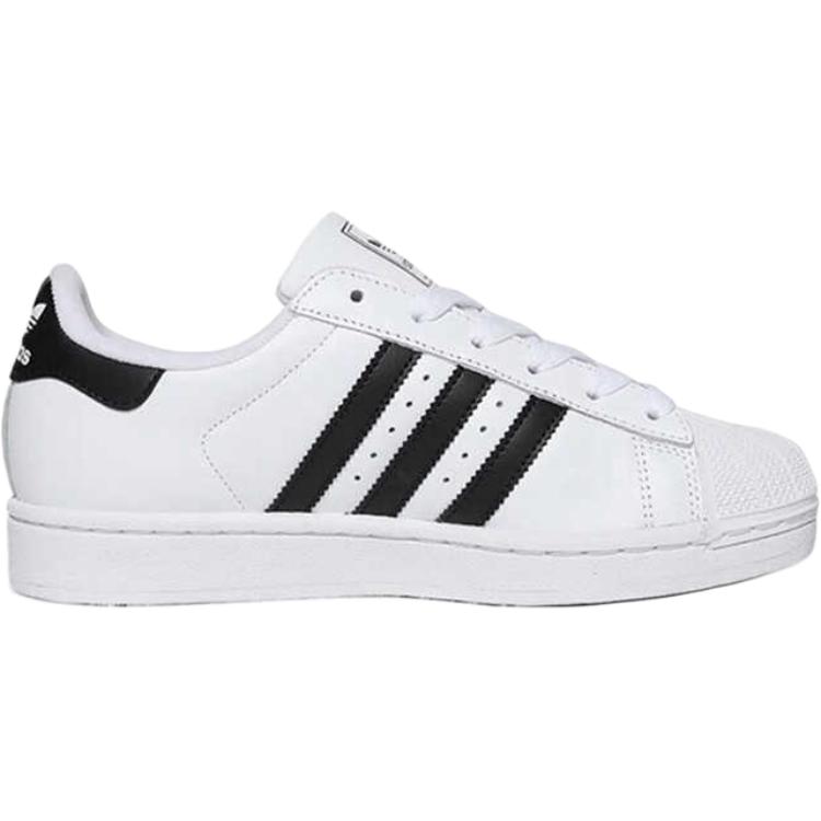 Adidas Originals Superstar Comfortable Versatile Fashion Shock Absorbing Durable Low Top Kids Sneakers Kids Sneakers White JQ4098