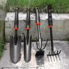 Carbon Steel Double-Sided Cultivator Multi-Functional Five Tooth Rake Wide Shovel  Digging