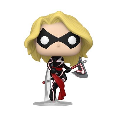 Funko CAPTAIN MARVEL Captain Marvel och Yxa Figur [SDCC/Funko Web/Target Exklusiv] POP!