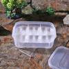 12 Grids Reptiles Egg Incubator Tray Lizard Snake Eggs Hatcher Plastic Case Box