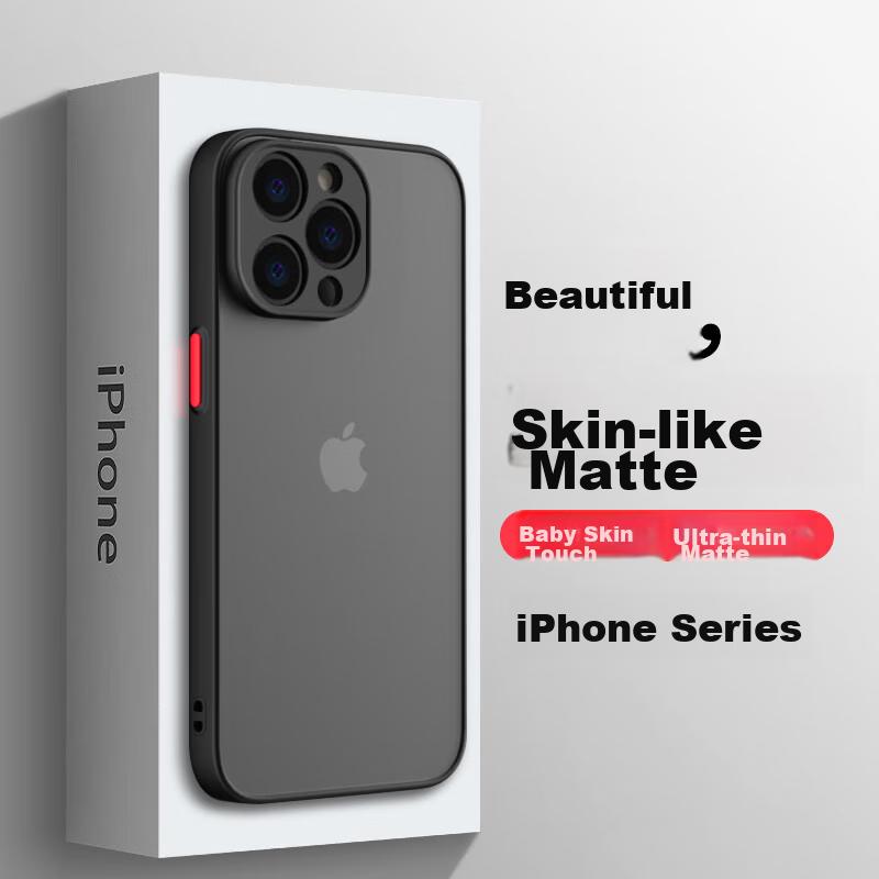 IPhone 16 Pro Max Case, Full Protection Semi-Transparent Frosted Ultra-Thin Shockproof Premium Phone Cover for Men And Wome