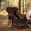 Aboriginal Art Gecko Customize Your Name Outdoor Blanket Comfortable Soft Lightweight Allseason Multipurpose Blanket For Travel Camping Picnics Sofa
