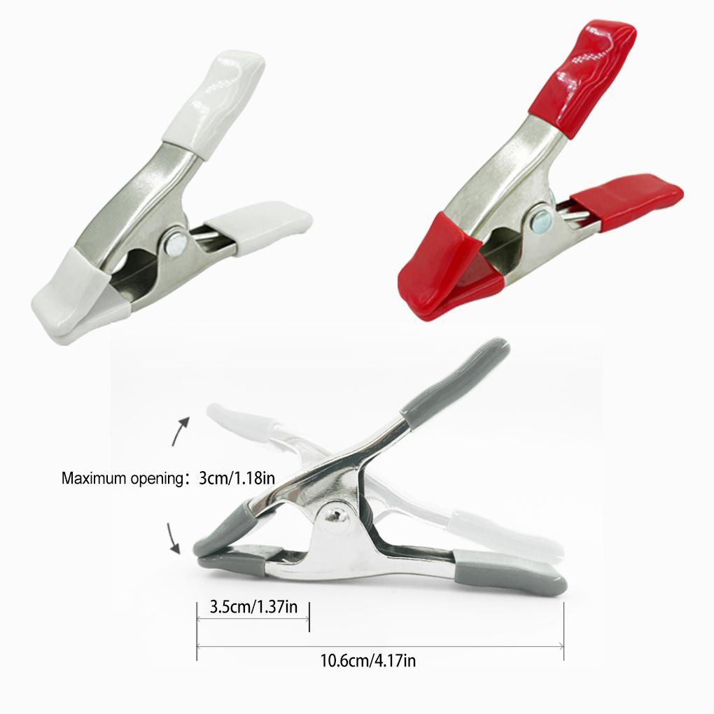 Portable DIY Crafting Metal Spring Clamp Nonslip Photography Woodworking Clip A Shaped Fastening Tool Carpenter Accessory