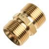 Brass Male To Male Pressure Washer Hose Adapter M22 Connector for Connecting New Types of High Pressure Washers