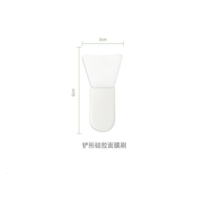 Silicone Facial Mask Brush Mini Short Handle Portable Mud Mask Applicator