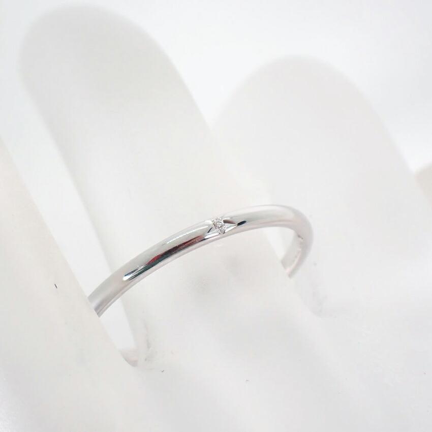 [Pre-owned] AHKAH PEME K18WG Diamond Ring / Size 21 / j33-14