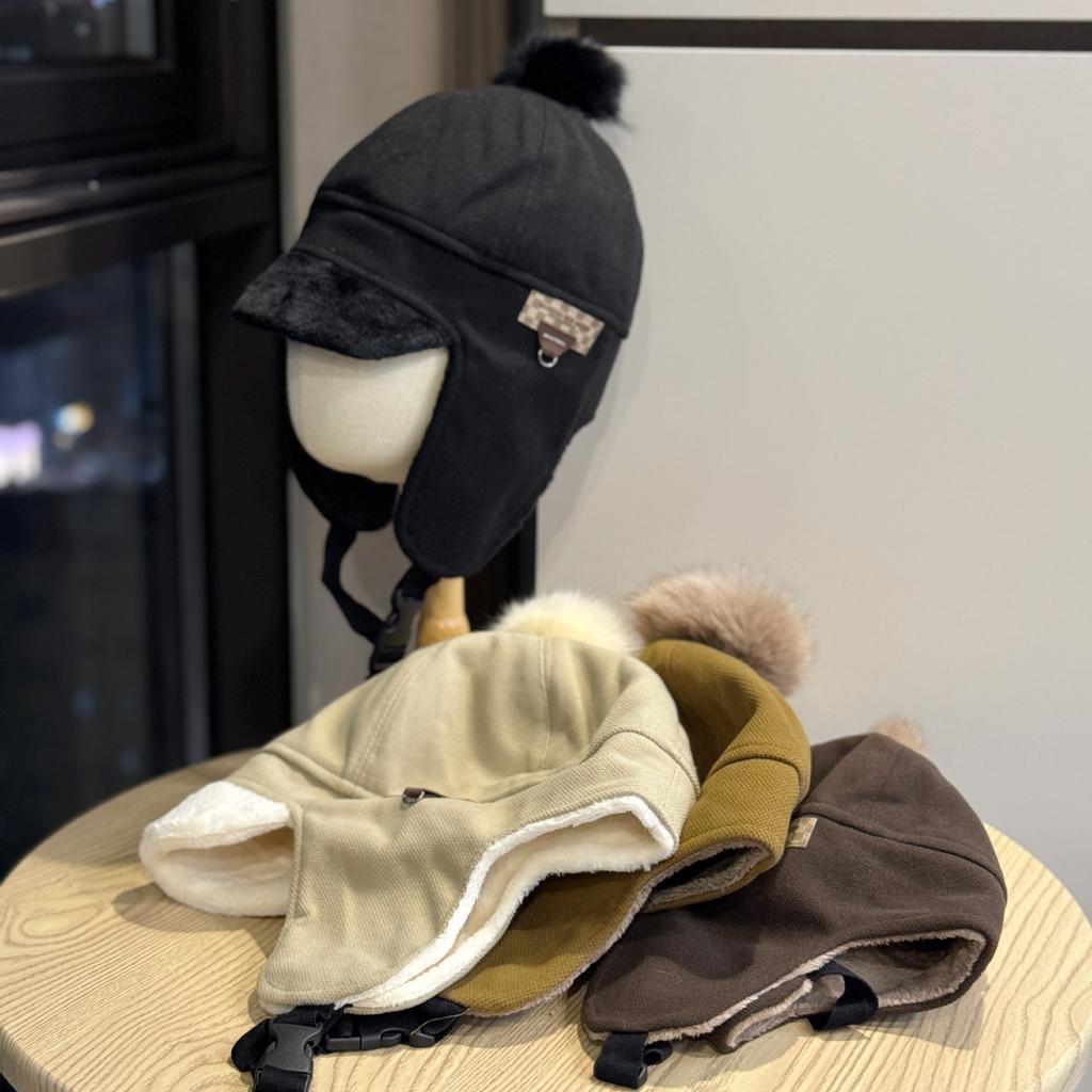 Ear Protection Hat for Women In Autumn and Winter Thickened Lei Feng Hat Cycling Cold Proof Hat Warm and Windproof Hat To Cover Ear Moisture