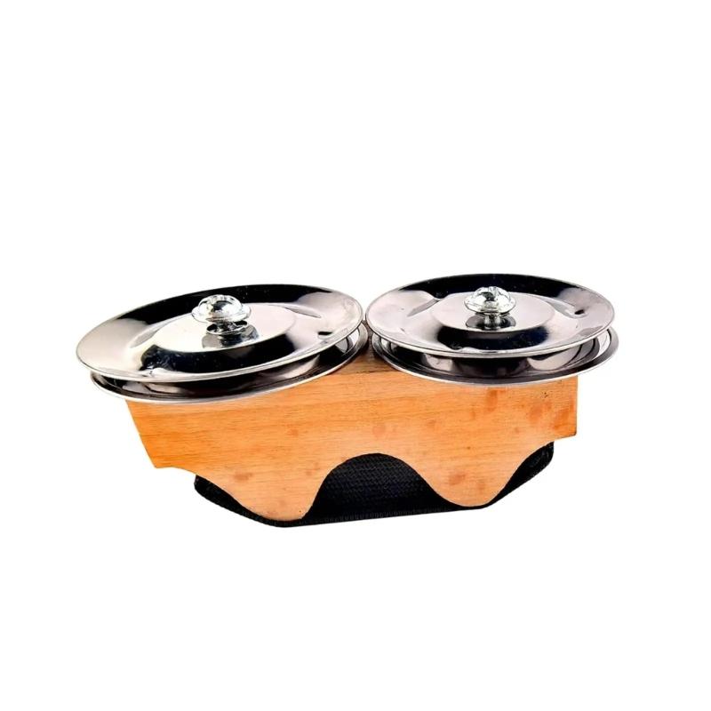 

Hand Shakers Producing Crisp Clear Sounds Metal Construction Finger Bells Perfect for Performances and Musical Activity 1