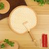 Old-Fashioned Large Palm Leaf Fan, Household Straw Fan, Mosquito-Repelling Handmade Baby Fan, Small Sunflower Fan, Durable Banana Leaf Fan