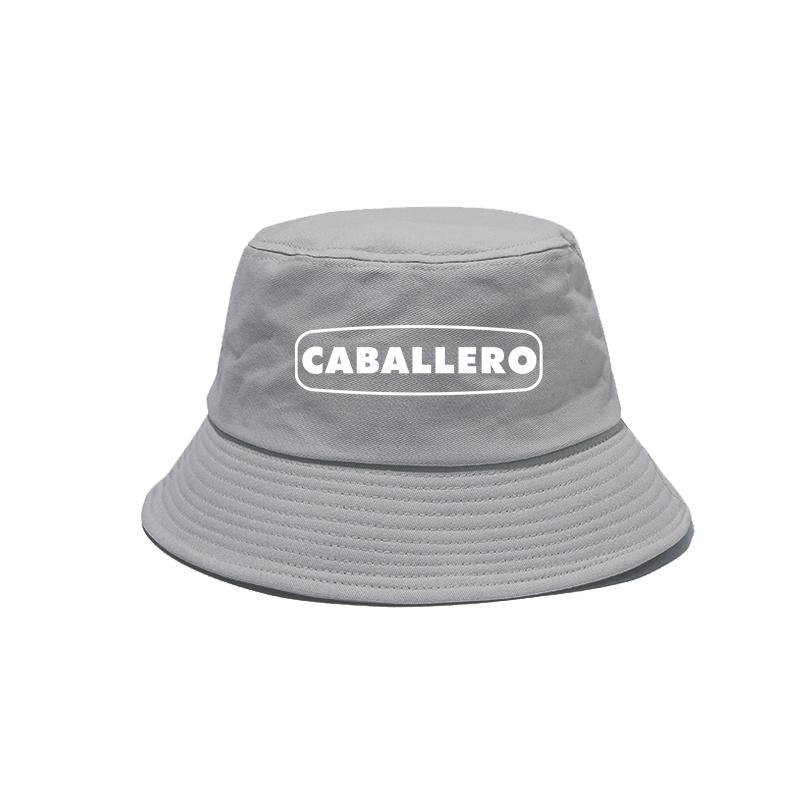 Caballero Bucket Hat Cap Unisex Women Unisex Panama Cap Outdoor Summer Cotton Caballero Motorcycle Bob Caps MZ